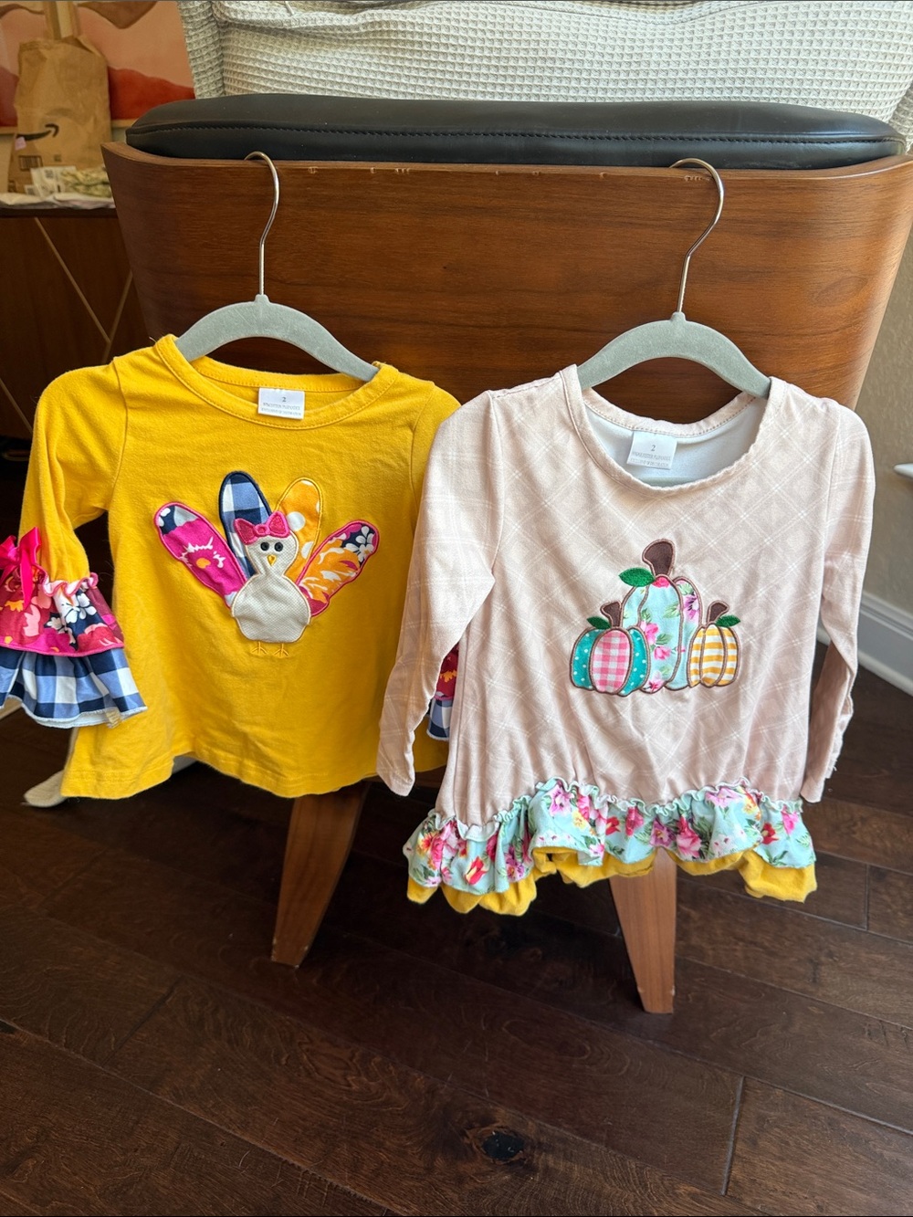 2T Fall Pumpkin Turkey Girls Bundle